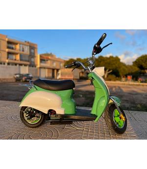 MINI VESPA ELECTRICA INFANTIL  24v, 250W, verde - MALC-VESP-24V-VERD